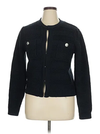 Pre-owned Elie Tahari Cardigan Sweater In Blue