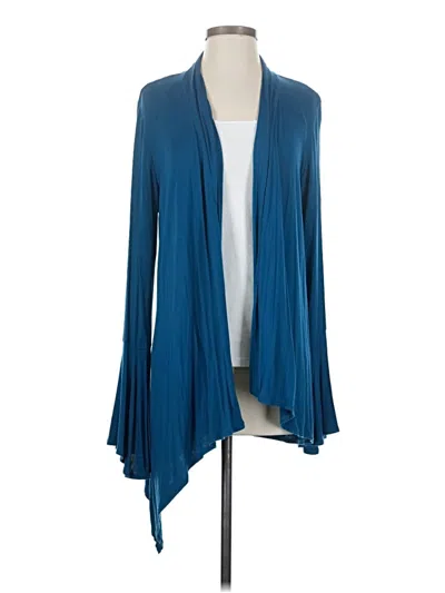 Pre-owned Elie Tahari Cardigan Sweater In Blue