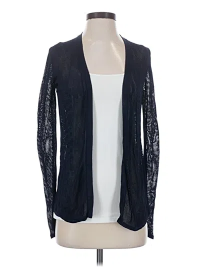 Pre-owned Elie Tahari Cardigan Sweater In Blue