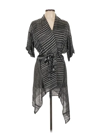 Pre-owned Elie Tahari Cardigan Sweater In Gray