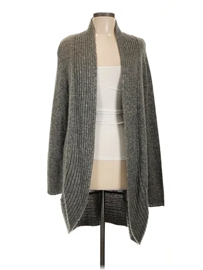 Pre-owned Elie Tahari Cardigan Sweater In Gray