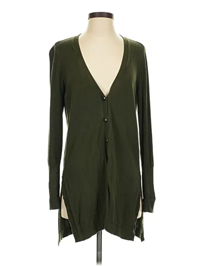Pre-owned Elie Tahari Cardigan Sweater In Green