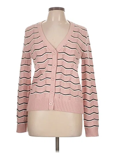 Elie Tahari Cardigan Sweater In Pink