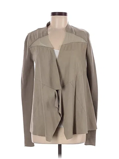 Pre-owned Elie Tahari Cardigan Sweater In Tan
