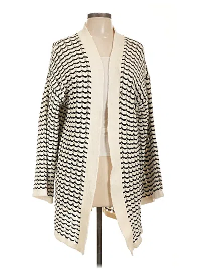Pre-owned Elie Tahari Cardigan Sweater In White