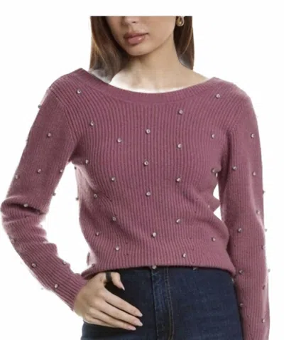 Elie Tahari Cashmere Sweater In Forest Fruit In Purple