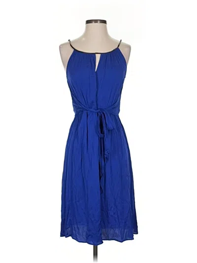 Pre-owned Elie Tahari Casual Dress In Blue
