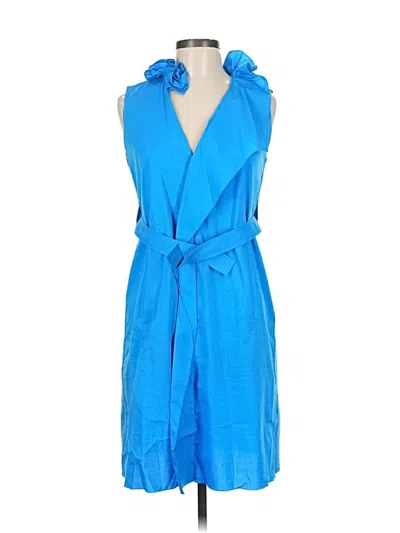 Pre-owned Elie Tahari Casual Dress In Blue