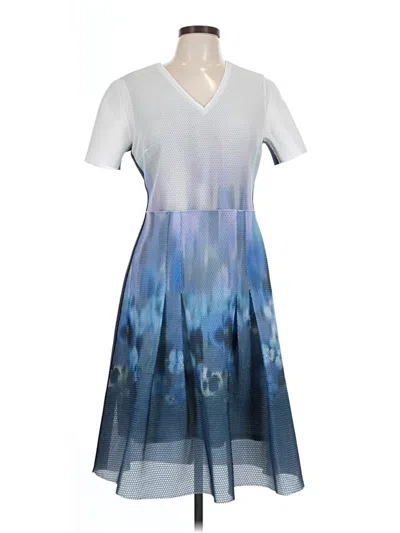 Pre-owned Elie Tahari Casual Dress In Blue