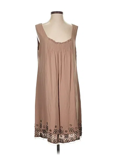 Pre-owned Elie Tahari Casual Dress In Brown