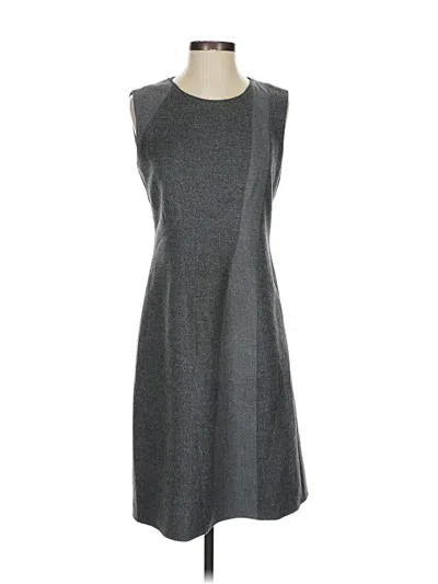 Pre-owned Elie Tahari Casual Dress In Gray