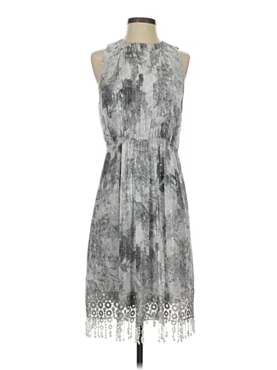 Pre-owned Elie Tahari Casual Dress In Gray