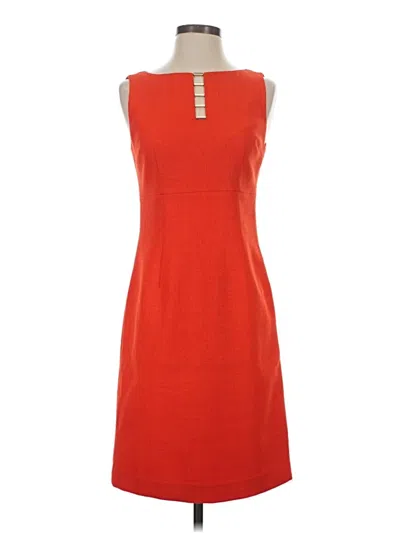 Pre-owned Elie Tahari Casual Dress In Orange