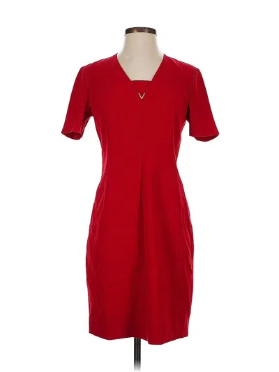 Pre-owned Elie Tahari Casual Dress In Red