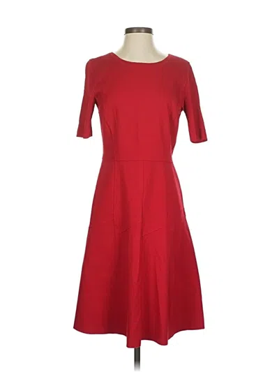 Pre-owned Elie Tahari Casual Dress In Red