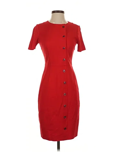 Pre-owned Elie Tahari Casual Dress In Red