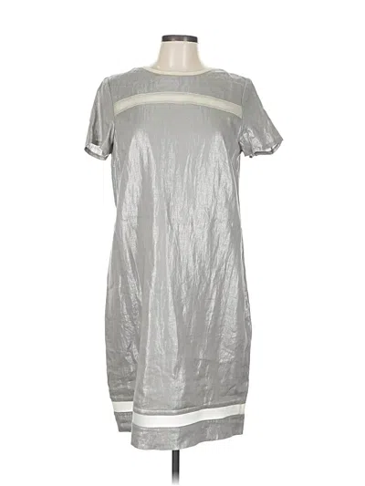 Pre-owned Elie Tahari Casual Dress In Silver