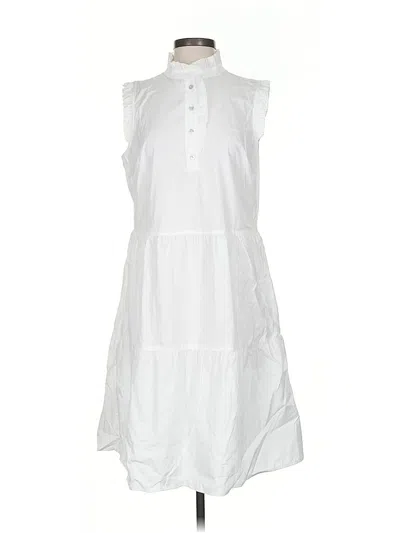 Pre-owned Elie Tahari Casual Dress In White