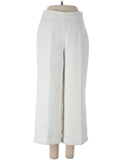 Pre-owned Elie Tahari Casual Pants In White