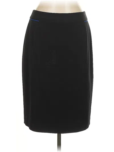 Pre-owned Elie Tahari Casual Skirt In Black