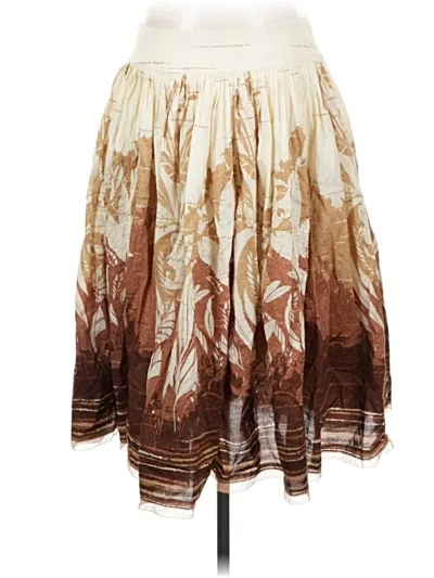 Pre-owned Elie Tahari Casual Skirt In Brown
