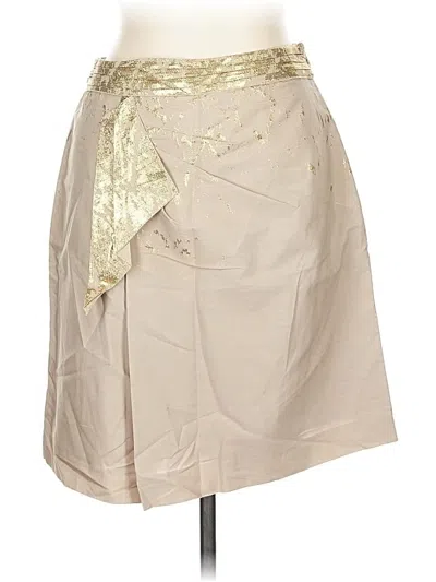 Pre-owned Elie Tahari Casual Skirt In Gold