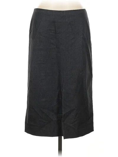 Pre-owned Elie Tahari Casual Skirt In Gray