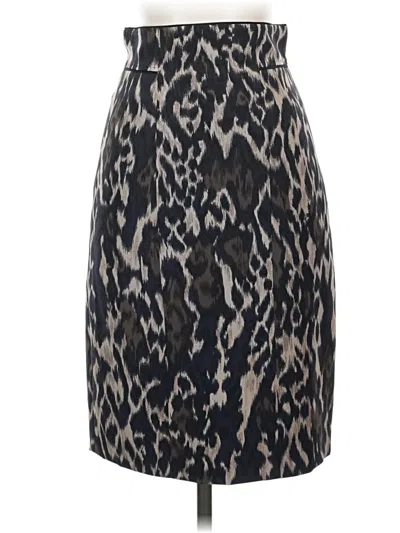Pre-owned Elie Tahari Casual Skirt In Gray