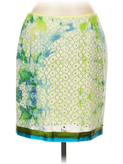 Pre-owned Elie Tahari Casual Skirt In Green