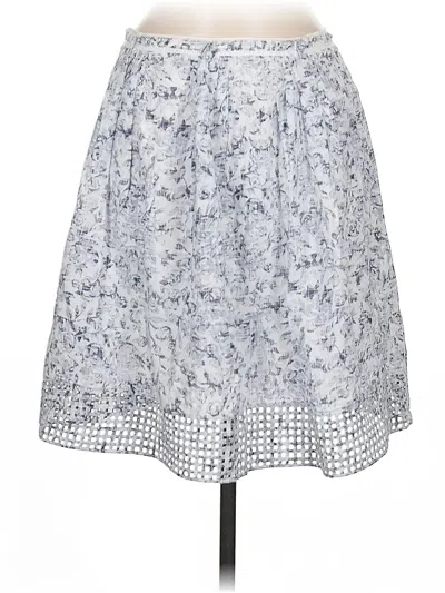 Pre-owned Elie Tahari Casual Skirt In Silver