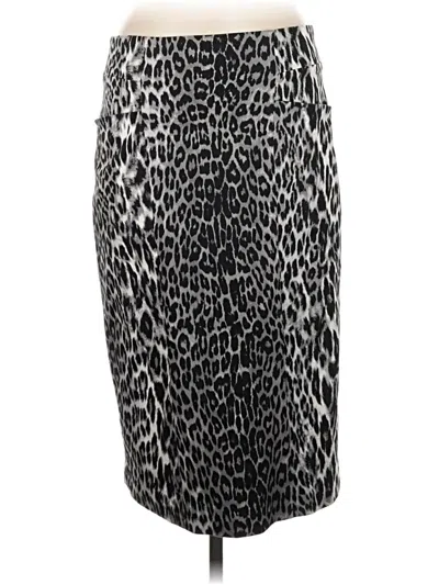 Pre-owned Elie Tahari Casual Skirt In Silver