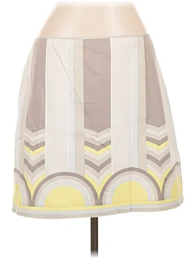 Pre-owned Elie Tahari Casual Skirt In Tan