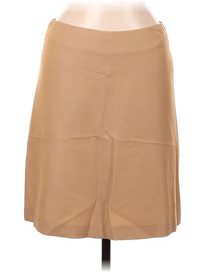 Pre-owned Elie Tahari Casual Skirt In Tan