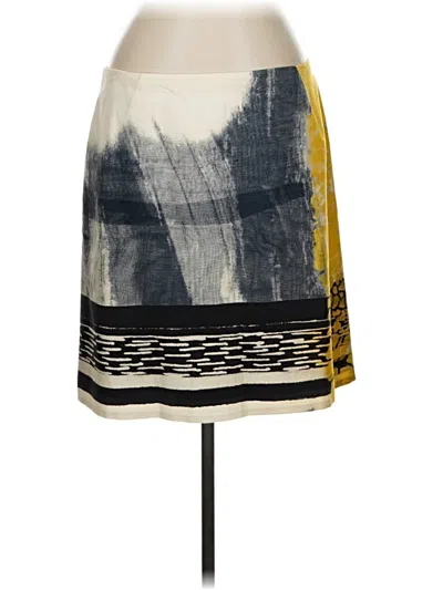 Pre-owned Elie Tahari Casual Skirt In Yellow
