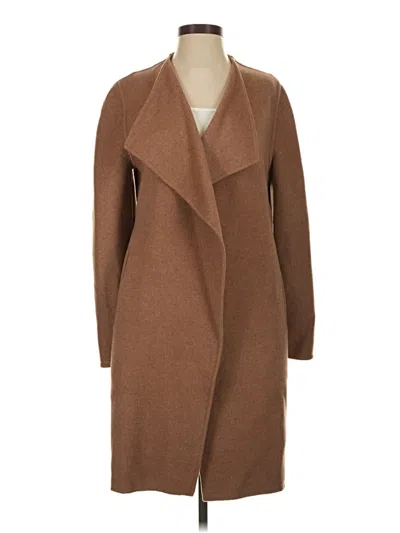 Pre-owned Elie Tahari Coat In Brown