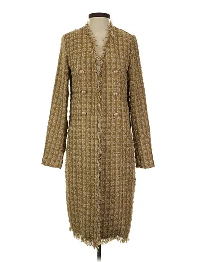 Pre-owned Elie Tahari Coat In Gold