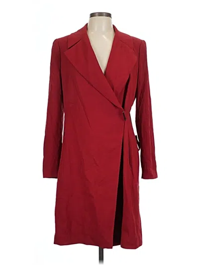 Pre-owned Elie Tahari Coat In Red