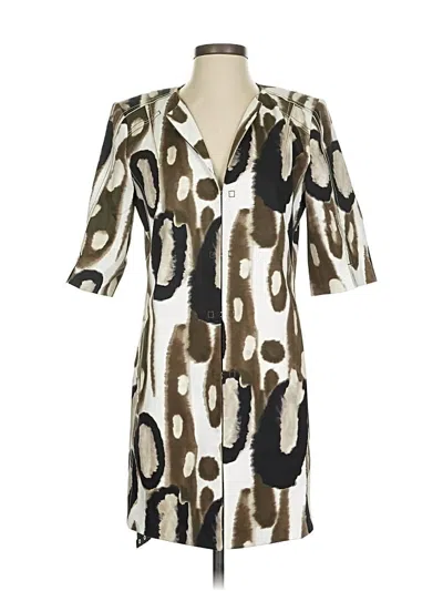 Pre-owned Elie Tahari Coat In White