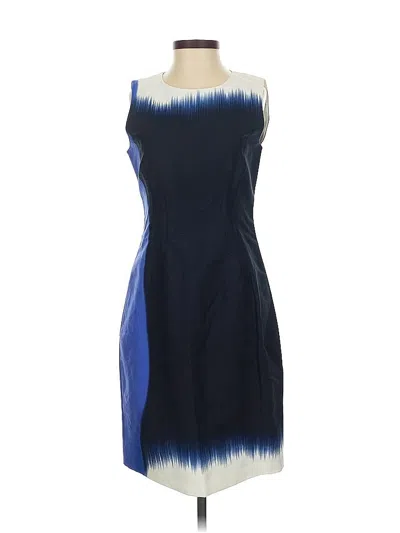 Pre-owned Elie Tahari Cocktail Dress In Blue