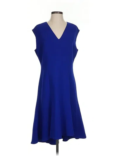 Pre-owned Elie Tahari Cocktail Dress In Blue