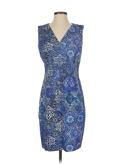 Pre-owned Elie Tahari Cocktail Dress In Blue