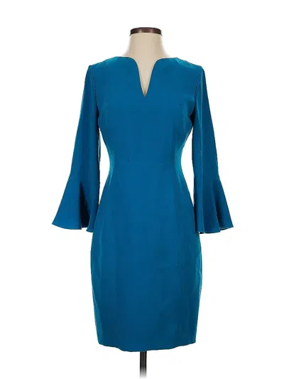Pre-owned Elie Tahari Cocktail Dress In Blue