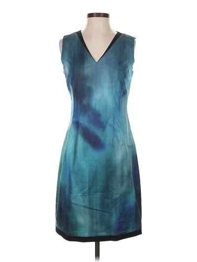Pre-owned Elie Tahari Cocktail Dress In Blue
