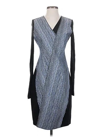 Pre-owned Elie Tahari Cocktail Dress In Blue