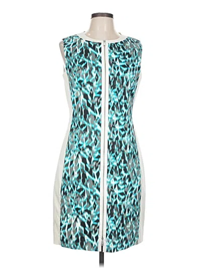 Pre-owned Elie Tahari Cocktail Dress In Blue
