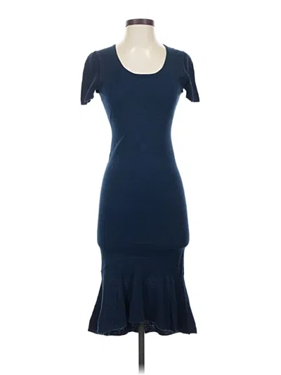 Pre-owned Elie Tahari Cocktail Dress In Blue