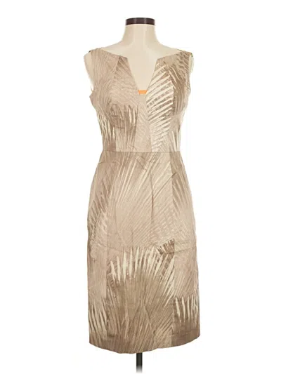 Pre-owned Elie Tahari Cocktail Dress In Brown