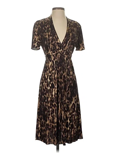 Pre-owned Elie Tahari Cocktail Dress In Brown