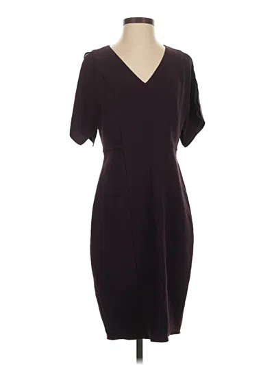 Pre-owned Elie Tahari Cocktail Dress In Burgundy