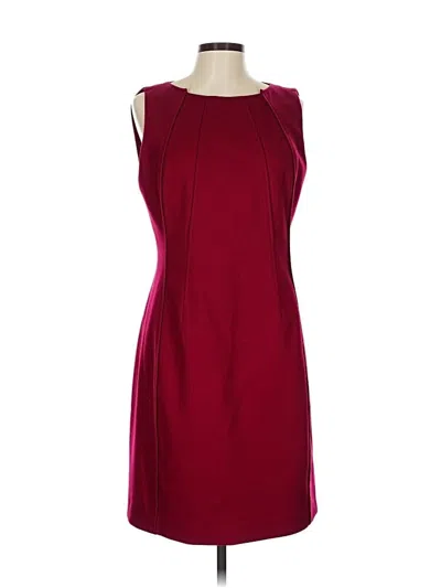 Pre-owned Elie Tahari Cocktail Dress In Burgundy